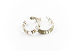 Ecoresin Hoop Earrings - Small