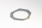 Concrete Fractured Bangle - Octagon