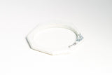 Concrete Fractured Bangle - Octagon