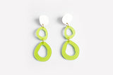 Ecoresin Earrings - Fluid Double Drop