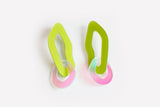 Ecoresin Earrings - Double Link