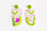 Ecoresin Squiggle Mania Earrings