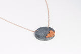 Concrete Fractured Necklace - Circle