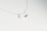 Concrete Fractured Necklace - Circle