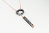 Concrete Fractured Necklace - Lariat