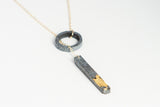 Concrete Fractured Necklace - Lariat