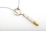 Concrete Fractured Necklace - Lariat