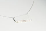 Concrete Fractured Necklace - Offset Large