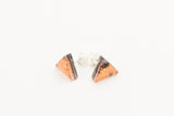 Ecoresin Stud Earrings - Triangle