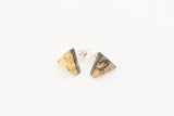 Ecoresin Stud Earrings - Triangle