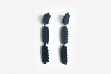 Ecoresin Scallop Earrings - Line Drop