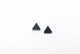Ecoresin Stud Earrings - Triangle