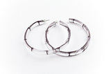 Ecoresin Hoop Earrings Large