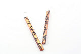 Ecoresin Earrings - Skinny