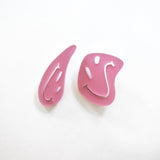 Ecoresin Earrings - Smiley