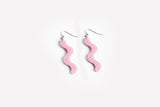 Ecoresin Squiggle Earrings Short