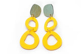 Ecoresin Earrings - Fluid Double Drop