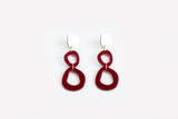 Ecoresin Earrings - Fluid Double Drop