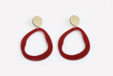 Ecoresin Earrings - Fluid Drop Large
