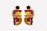 Ecoresin Squiggle Mania Earrings