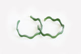 Ecoresin Squiggle Hoop Earrings Large