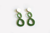 Ecoresin Earrings - Fluid Double Drop