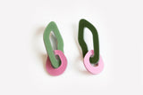 Ecoresin Earrings - Double Link