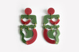 Ecoresin Squiggle Mania Earrings