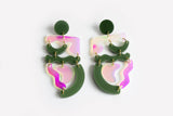 Ecoresin Squiggle Mania Earrings