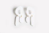 Ecoresin Scallop Earrings - Triple Drop