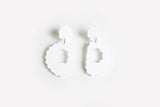 Ecoresin Scallop Earrings - Drop