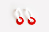 Ecoresin Earrings - Double Link