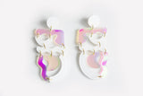 Ecoresin Squiggle Mania Earrings