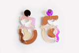 Ecoresin Squiggle Mania Earrings