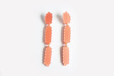 Ecoresin Scallop Earrings - Line Drop