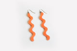 Ecoresin Squiggle Earrings Long