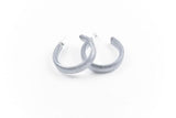 Ecoresin Hoop Earrings - Small