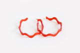 Ecoresin Squiggle Hoop Earrings Large