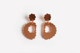 Ecoresin Scallop Earrings - Drop