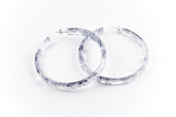 Ecoresin Hoop Earrings Large