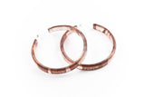 Ecoresin Hoop Earrings Large