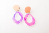 Ecoresin Earrings - Fluid Drop