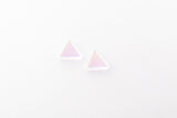 Ecoresin Stud Earrings - Triangle