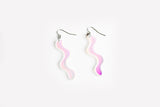 Ecoresin Squiggle Earrings Short