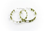 Ecoresin Hoop Earrings Large