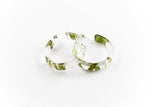 Ecoresin Hoop Earrings - Small