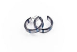 Ecoresin Hoop Earrings - Small