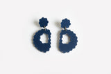 Ecoresin Scallop Earrings - Drop