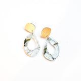 Ecoresin Earrings - Fluid Drop