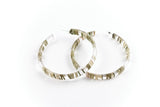 Ecoresin Hoop Earrings Large
